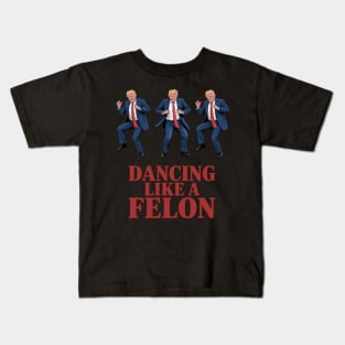 Trump Dance Trump 2025 Kids T-Shirt